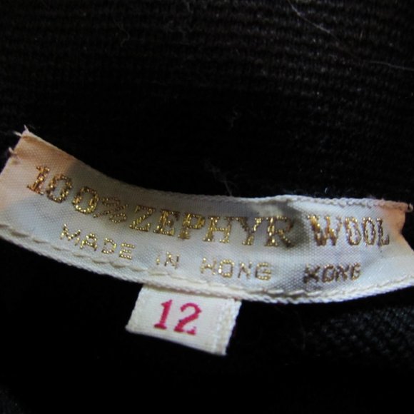 Vintage Black Suit Faux Fur Collar Hong Kong - Picture 9 of 9